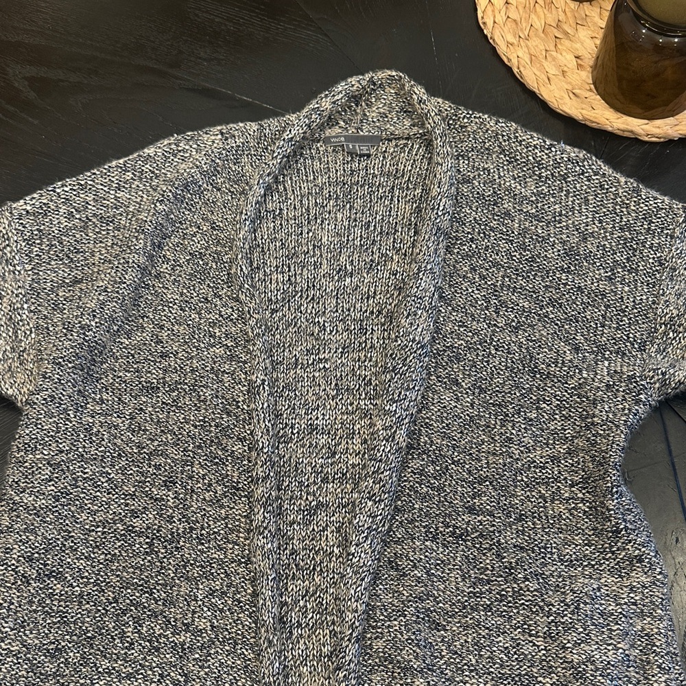 Vince Charcoal Knit Cardigan